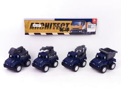 Pull Back Construction Truck(4in1) toys