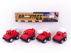 Pull Back Fire Engine(4in1) toys