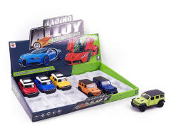 1:36 Die Cast Car Pull Back W/L_S(12in1) toys