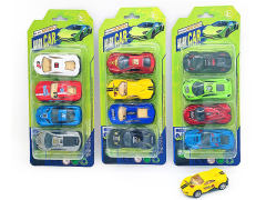 8.5CM Die Cast Racing Car Pull Back(4in1) toys