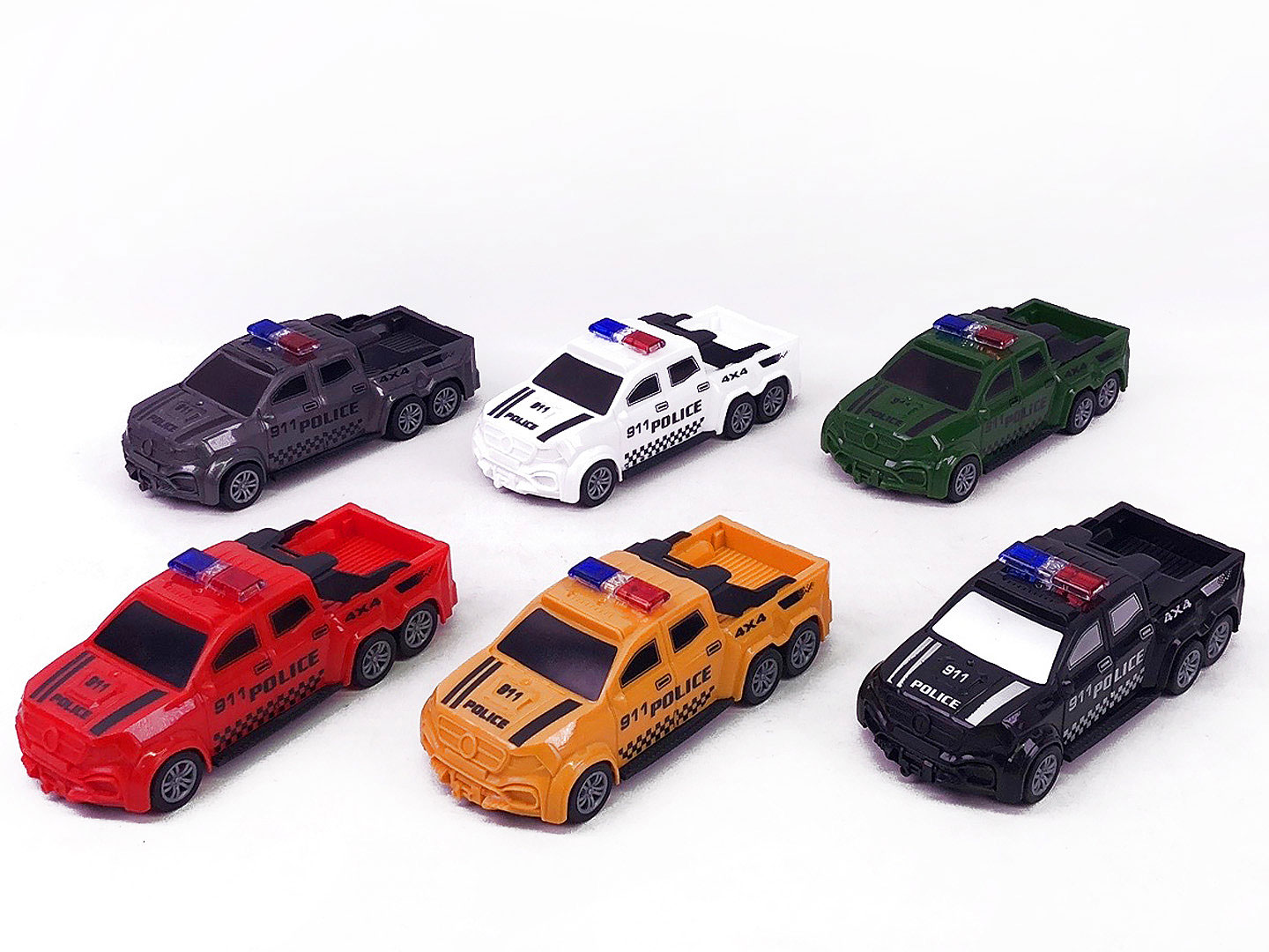 Pull Back Police Car(6in1) toys