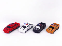 Pull Back Police Car(4in1) toys