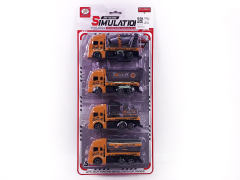 Pull Back Construction Truck(4in1) toys