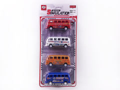 Pull Back Bus(4in1) toys