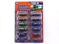 Pull Back Bus(12in1) toys