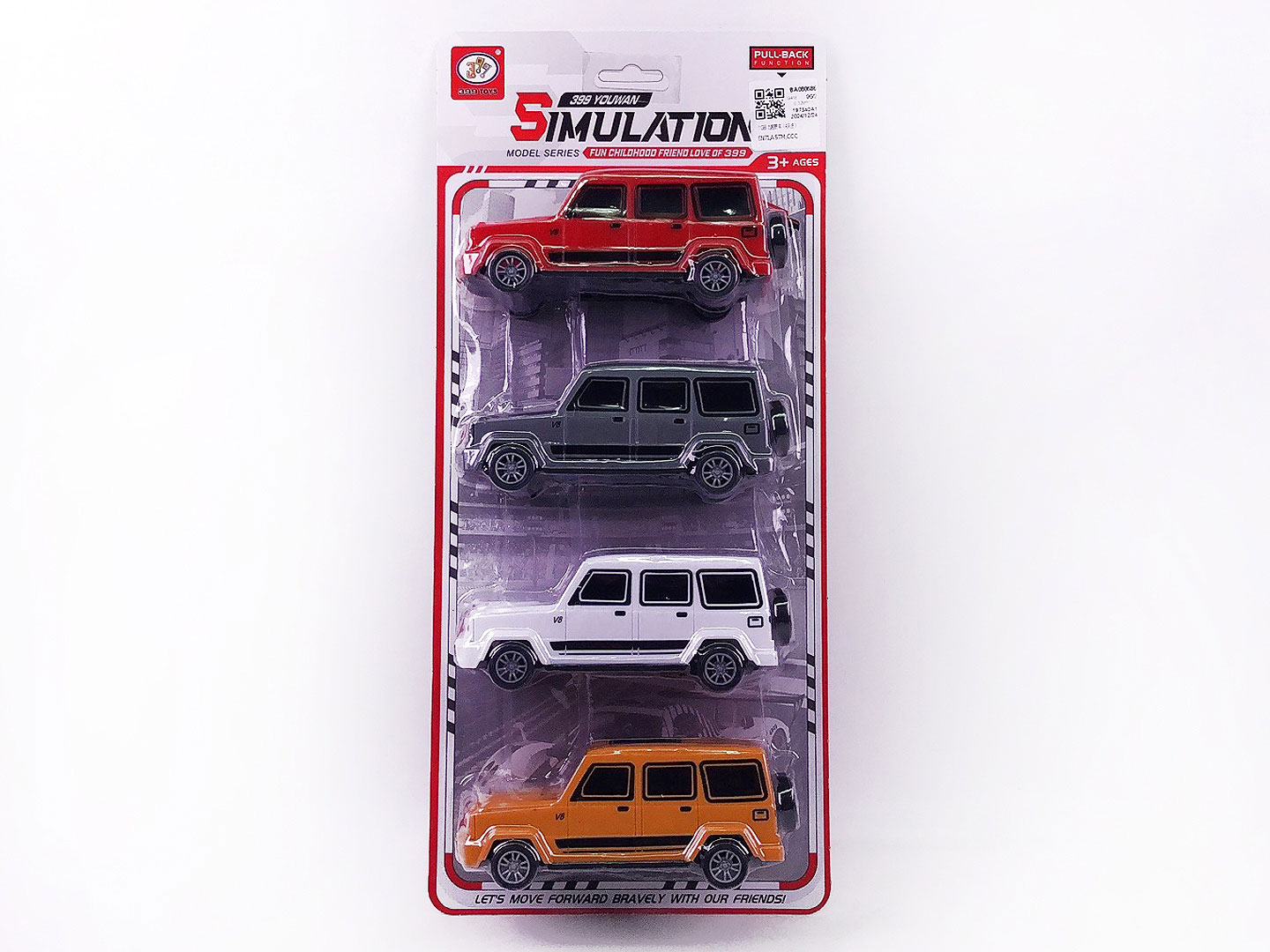 Pull Back Cross-country Car(4in1) toys