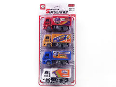 Pull Back Container Truck(4in1) toys