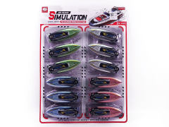 Pull Back Speedboat(12in1) toys