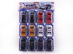 Pull Back Police Car(12in1) toys