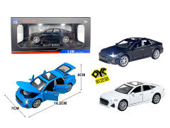 1:28 Die Cast Car Pull Back W/L_S(3C) toys