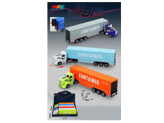 1:50 Die Cast Container Pull Back(6in1) toys