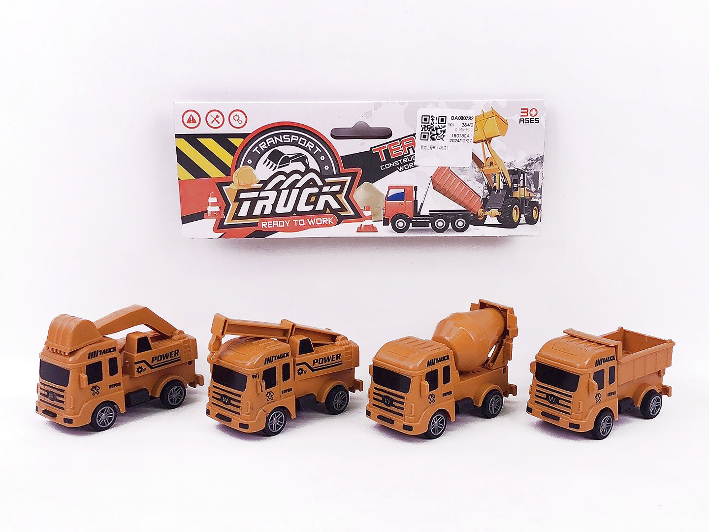 Pull Back Construction Truck(4in1) toys