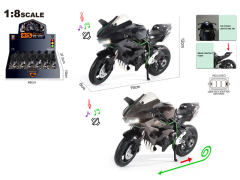 1:8 Die Cast Motorcycle Pull Back W/L_M(12in1) toys