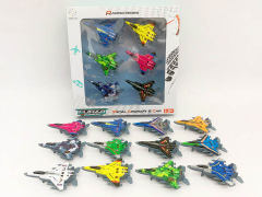 Die Cast Fighter Pull Back(6in1) toys