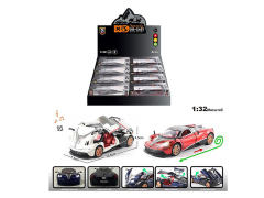 1:32 Die Cast Car Pull Back W/L_S(8in1) toys