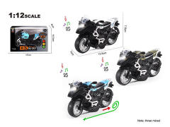 1:12 Die Cast Motorcycle Pull Back W/L_S(3C) toys