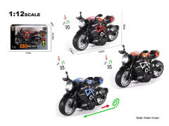 1:12 Die Cast Motorcycle Pull Back W/L_S(12in1) toys