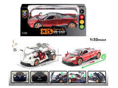 1:32 Die Cast Car Pull Back W/L_S(2C) toys