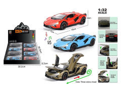 1:32 Die Cast Car Pull Back W/L_S(8in1) toys