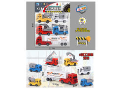 Pull Back Construction Truck(5in1) toys