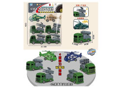 Pull Back Military Car(6in1) toys