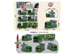 Pull Back Military Car(5in1) toys