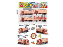 Pull Back Fire Engine(4in1) toys