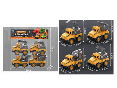 Pull Back Construction Truck(4in1) toys