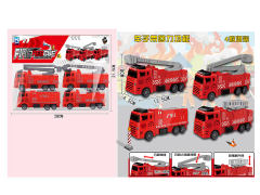 Pull Back Fire Engine(4in1) toys