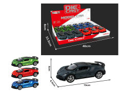 1:28 Die Cast Car Pull Back(12in1) toys