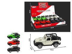 1:28 Die Cast Car Pull Back(12in1) toys