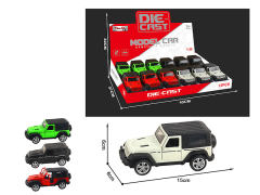 1:28 Die Cast Car Pull Back(12in1) toys