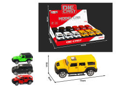 1:28 Die Cast Car Pull Back(12in1) toys