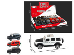 1:28 Die Cast Car Pull Back W/L_M(12in1) toys