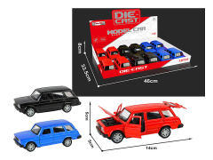 1:28 Die Cast Car Pull Back(12in1) toys