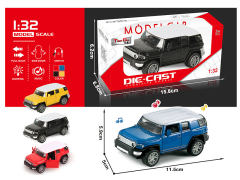 1:32 Die Cast Car Pull Back W/L_M(4C) toys