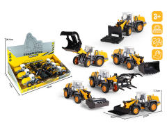 Die Cast Farmer Car Pull Back(6in1) toys