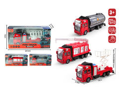 Die Cast Fire Engine Pull Back(3S) toys