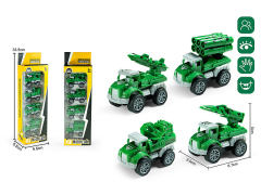 Pull Back Military Car(4in1) toys