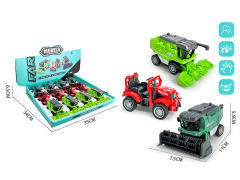 Pull Back Farmer Car(12in1) toys