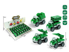 Pull Back Military Car(24in1) toys