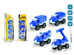 Pull Back Police Car(4in1) toys