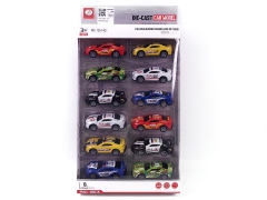 Pull Back Police Car(12in1) toys