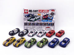 Pull Back Police Car(12in1) toys