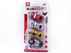 Pull Back Police Car(4in1) toys