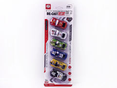 Pull Back Police Car(6in1) toys