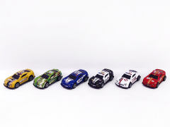 Pull Back Police Car(6in1) toys