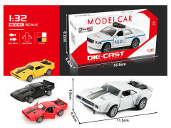 1:32 Die Cast Car Pull Back(4C) toys