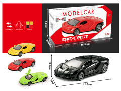 1:32 Die Cast Car Pull Back(4C) toys