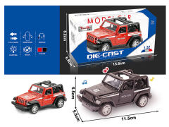 1:32 Die Cast Car Pull Back W/L_M(2C) toys